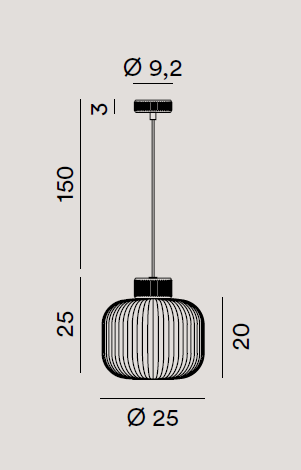 Mira - Sospensione - Lumiavera - 5