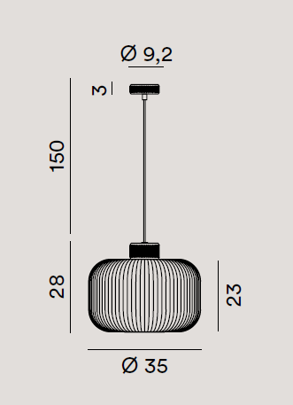Mira - Sospensione - Lumiavera - 6