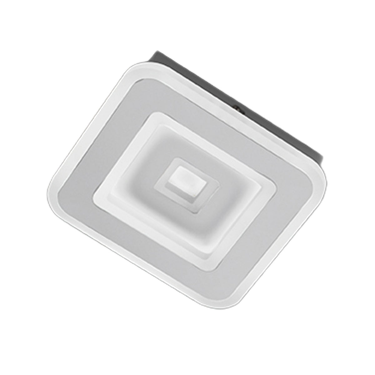 Plafoniera Minos 20 cm, colore bianco - Lumiavera