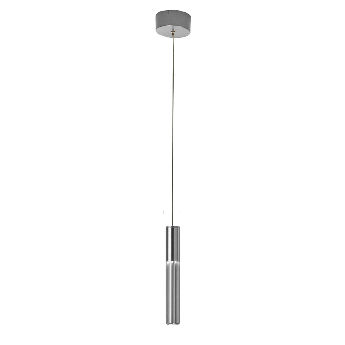 Lampada a sospensione Levi colore alluminio - Lumiavera