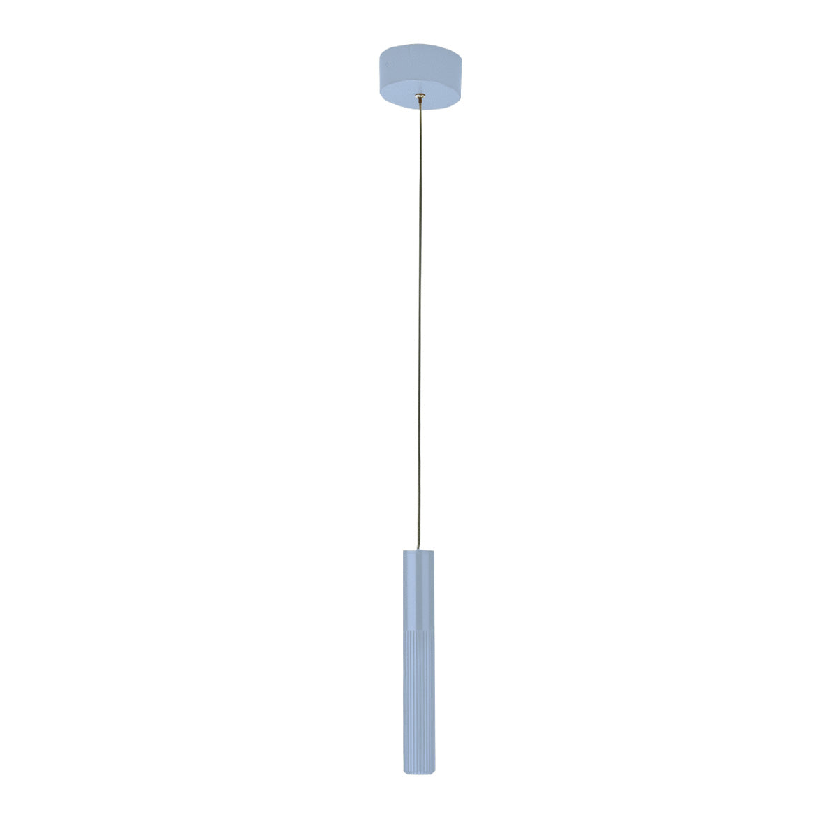 Lampada a sospensione Levi colore blu denim - Lumiavera