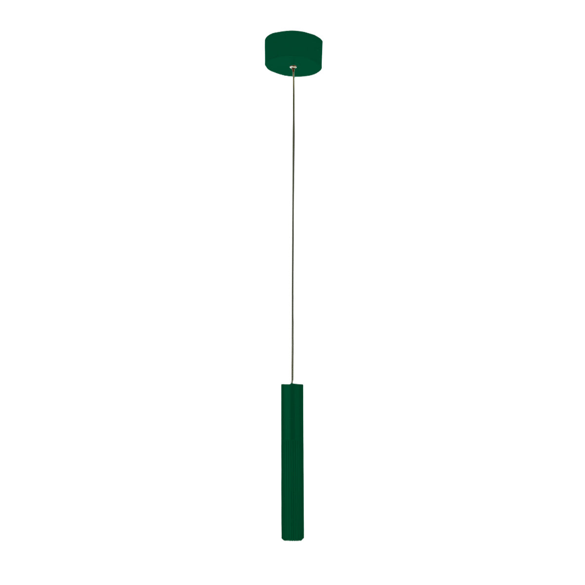 Lampada a sospensione Levi colore verde bosco - Lumiavera