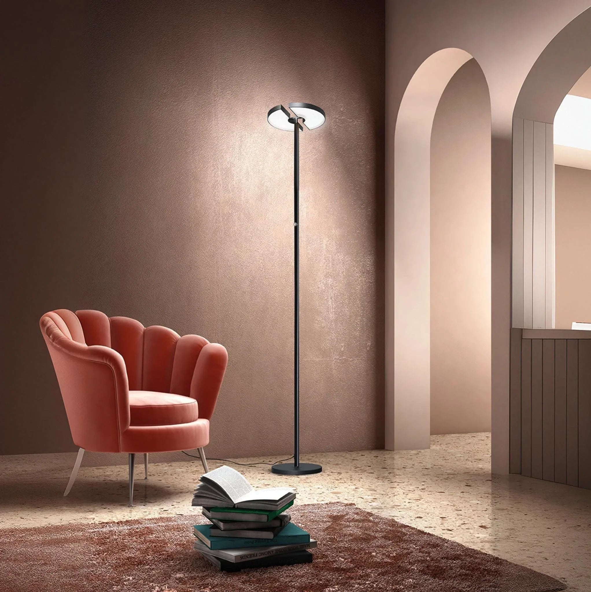 Zenia - Lumiavera - soggiorno camera lampada da terra