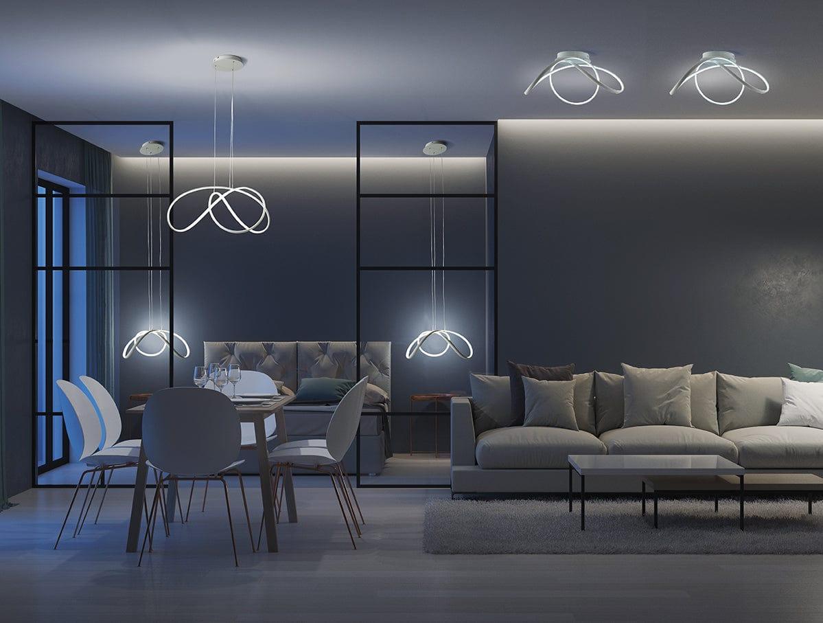 Ovalo - Lumiavera - soggiorno lampada a sospensione