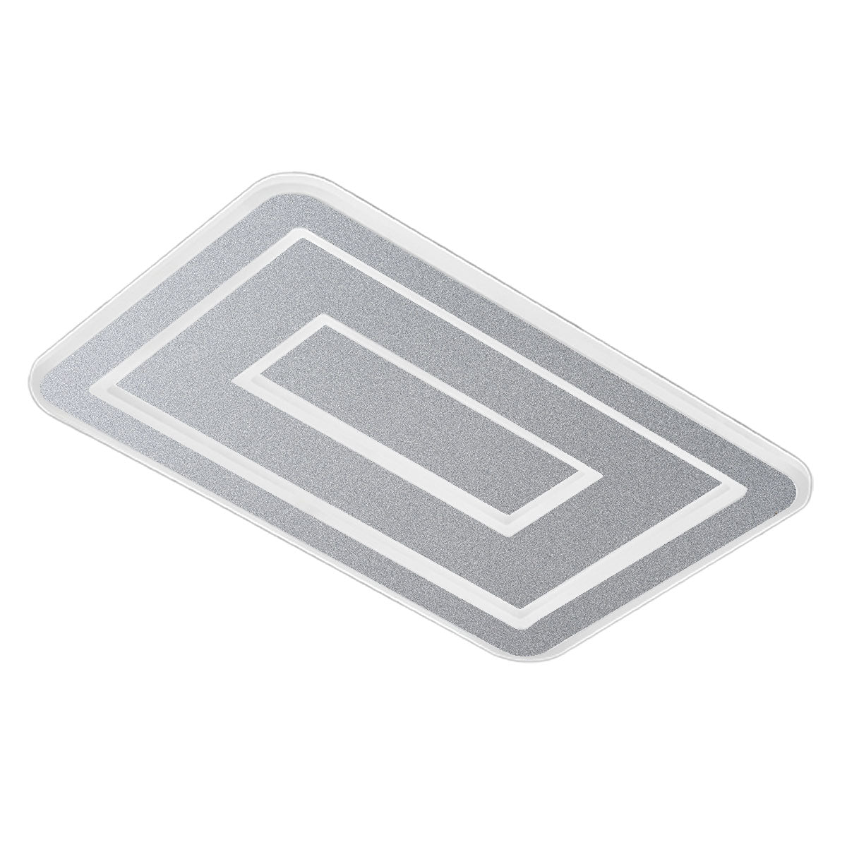 Plafoniera Minos misura grande, colore grigio perla - Lumiavera