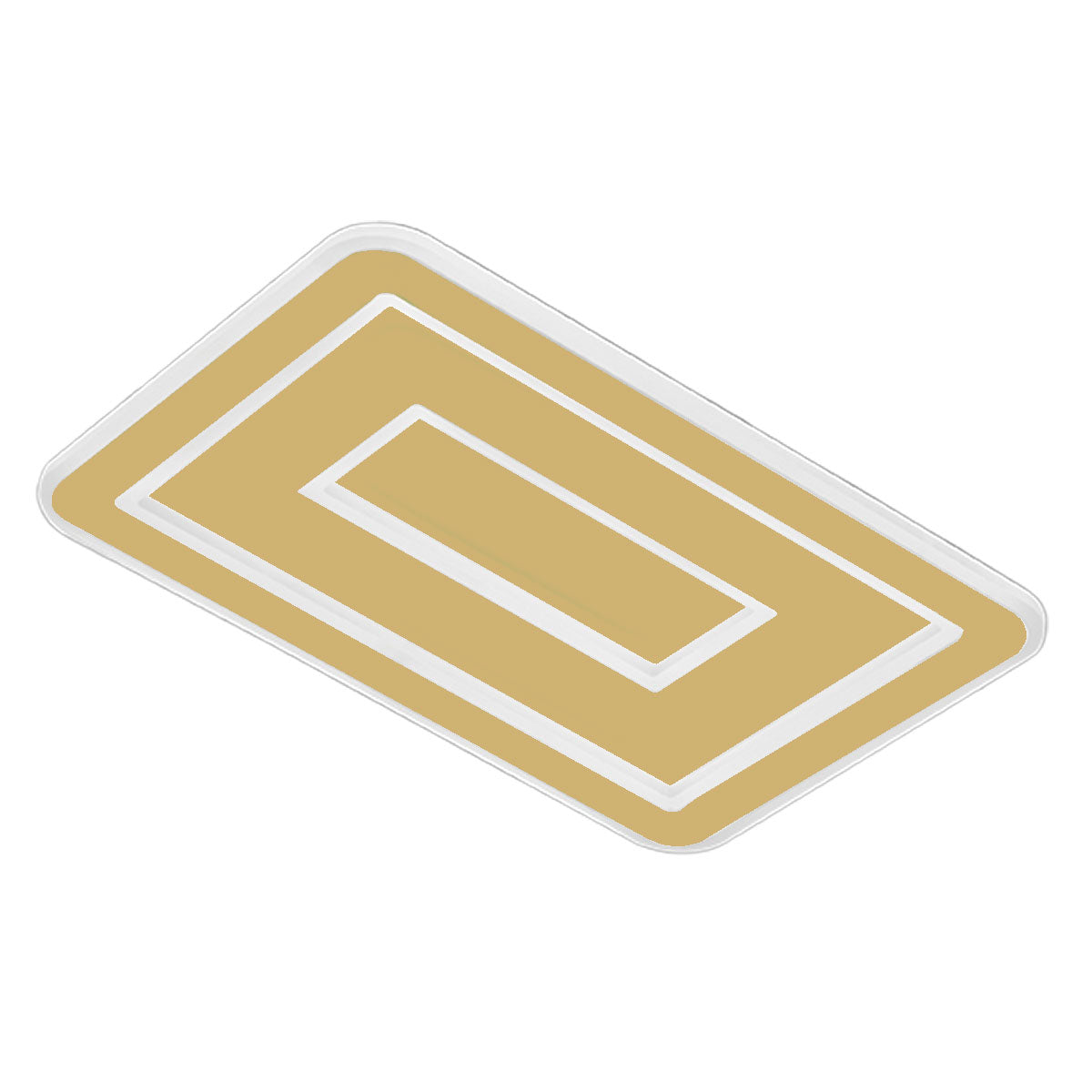 Plafoniera Minos misura grande, colore oro opaco - Lumiavera