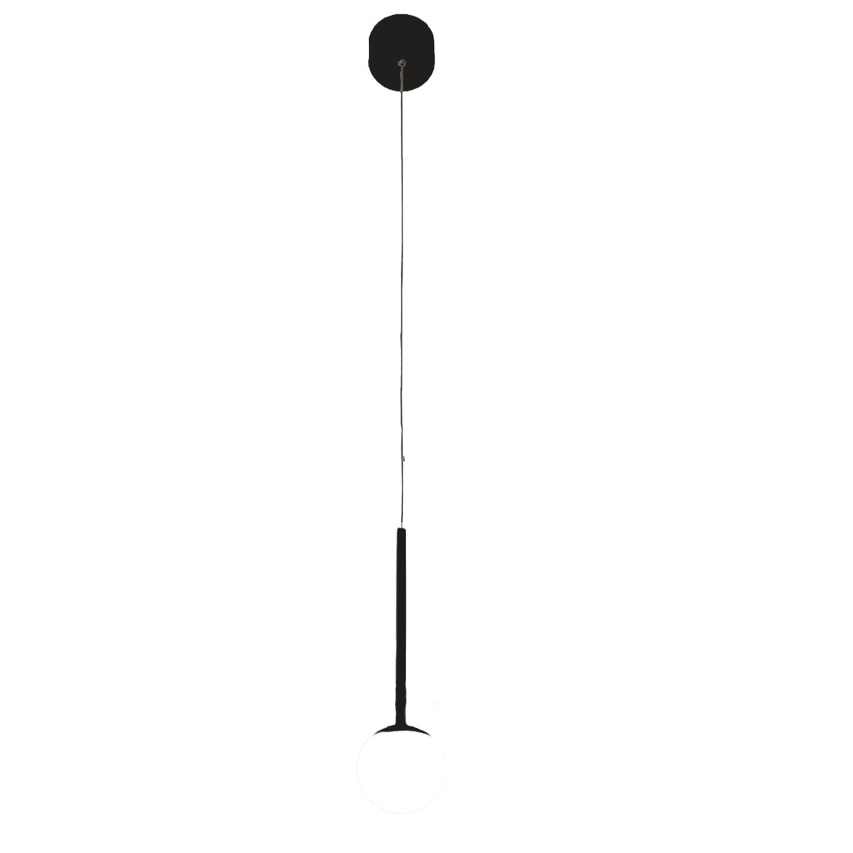 Lampada a sospensione Pensiero colore nero - Lumiavera