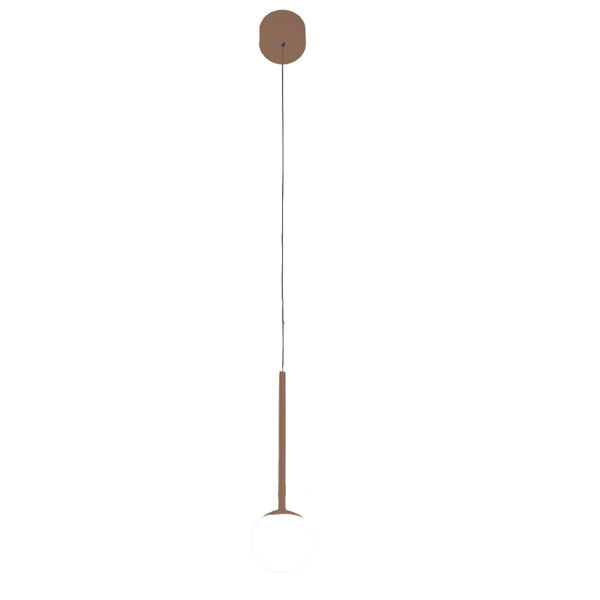 Lampada a sospensione Pensiero colore oro rosato - Lumiavera