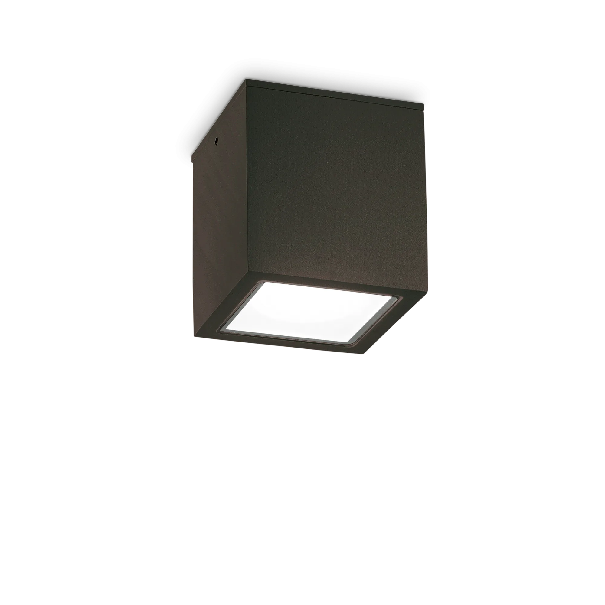 Plafoniera da esterno Rivuno Square misura grande, colore nero - Lumiavera