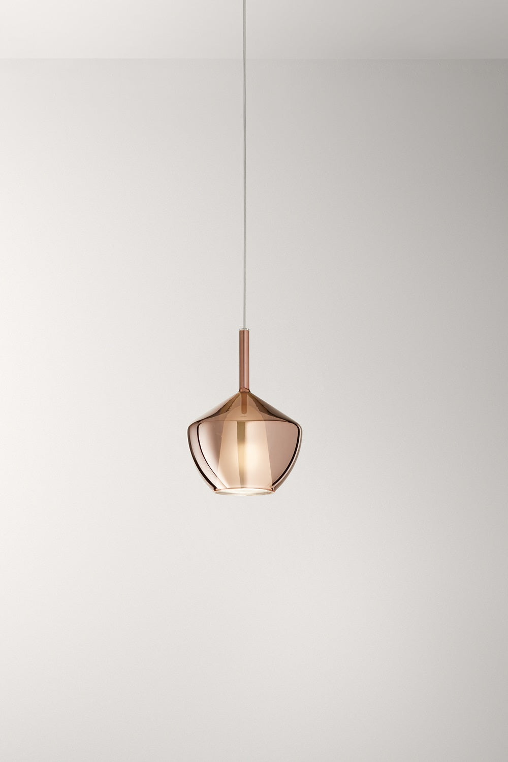 Lampada a sospensione Sabbia colore rame, vista 2 - Lumiavera