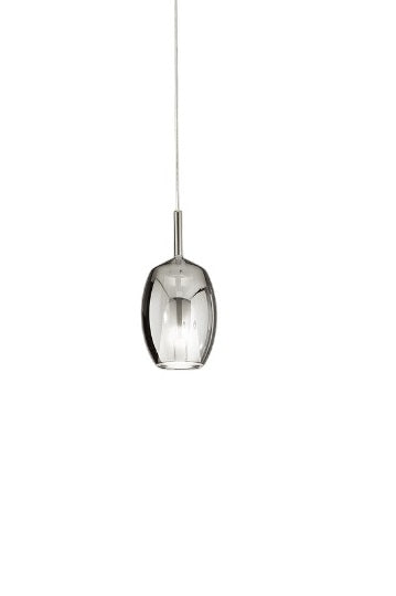 Lampada a sospensione Sabbia colore fumé, vista 4 - Lumiavera