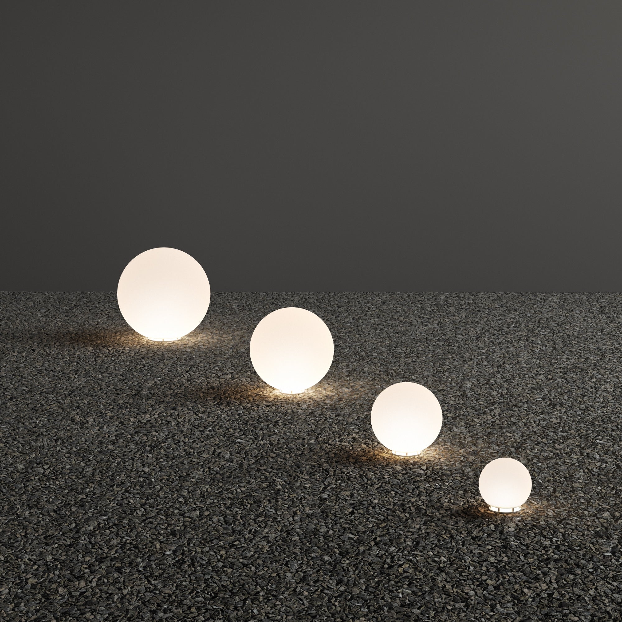 Lampada da terra da esterno Sfera in ambiente - Lumiavera
