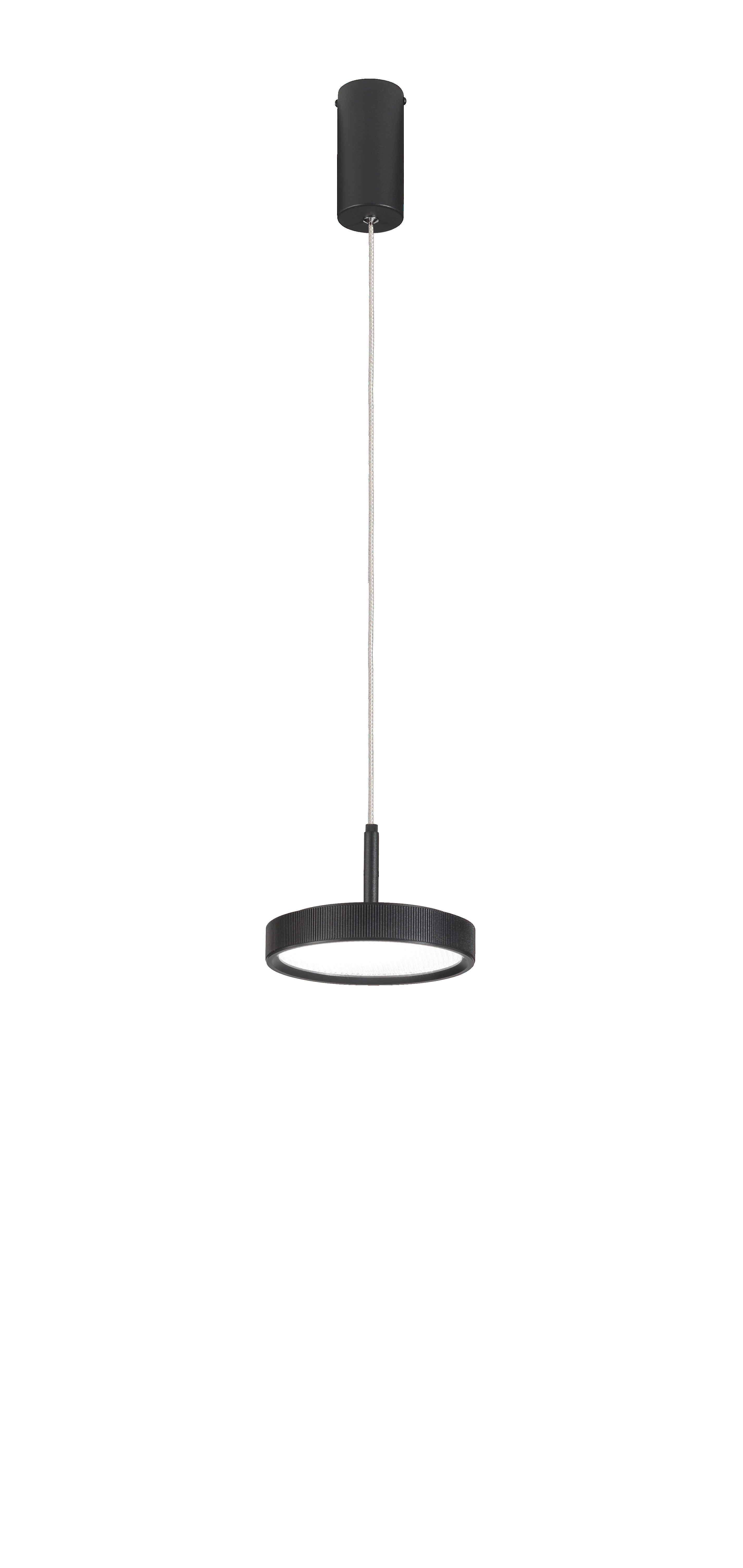Lampada a sospensione Mareva a 1 luce, colore nero - Lumiavera