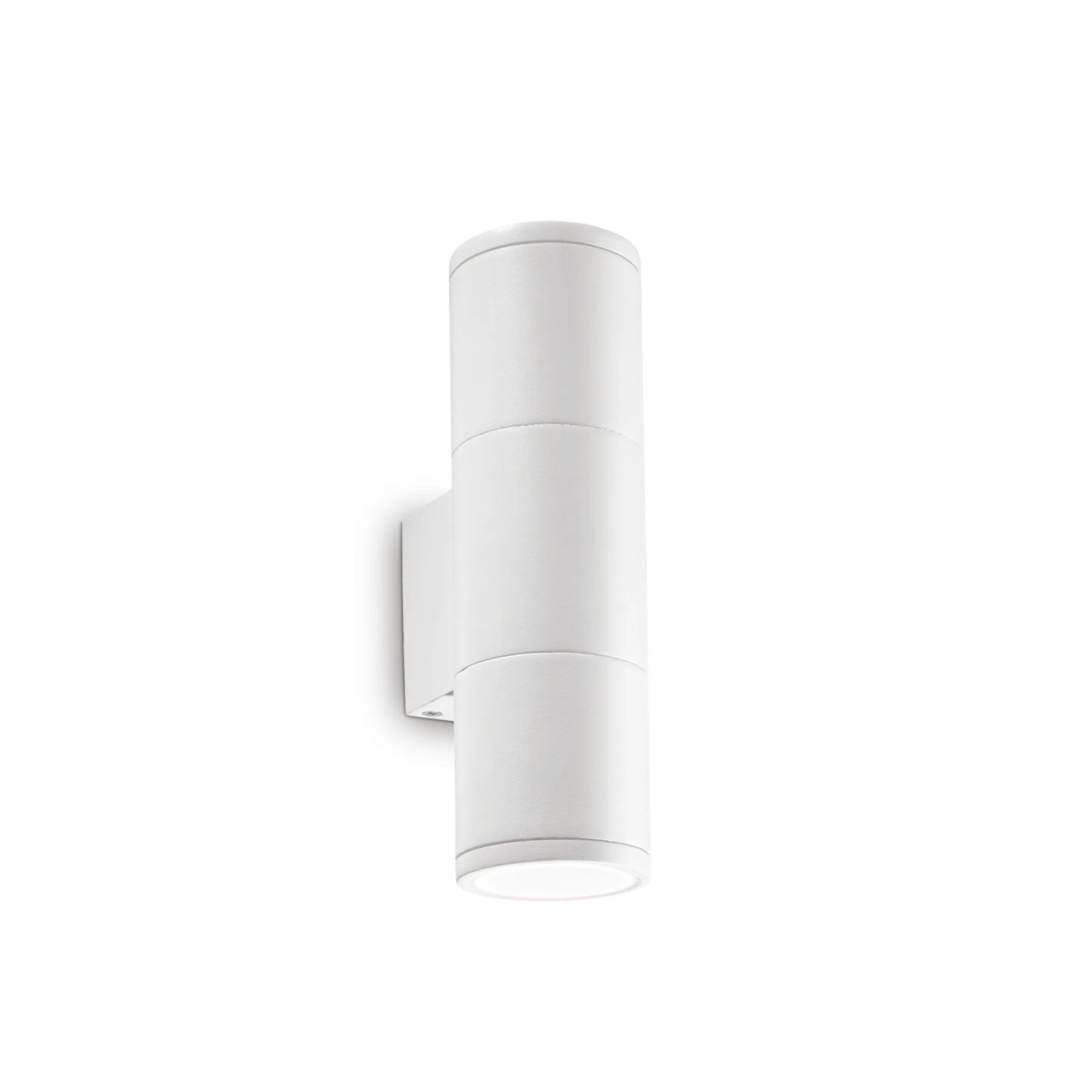 Lampada da parete da esterno Clessidra misura piccola, colore bianco - Lumiavera