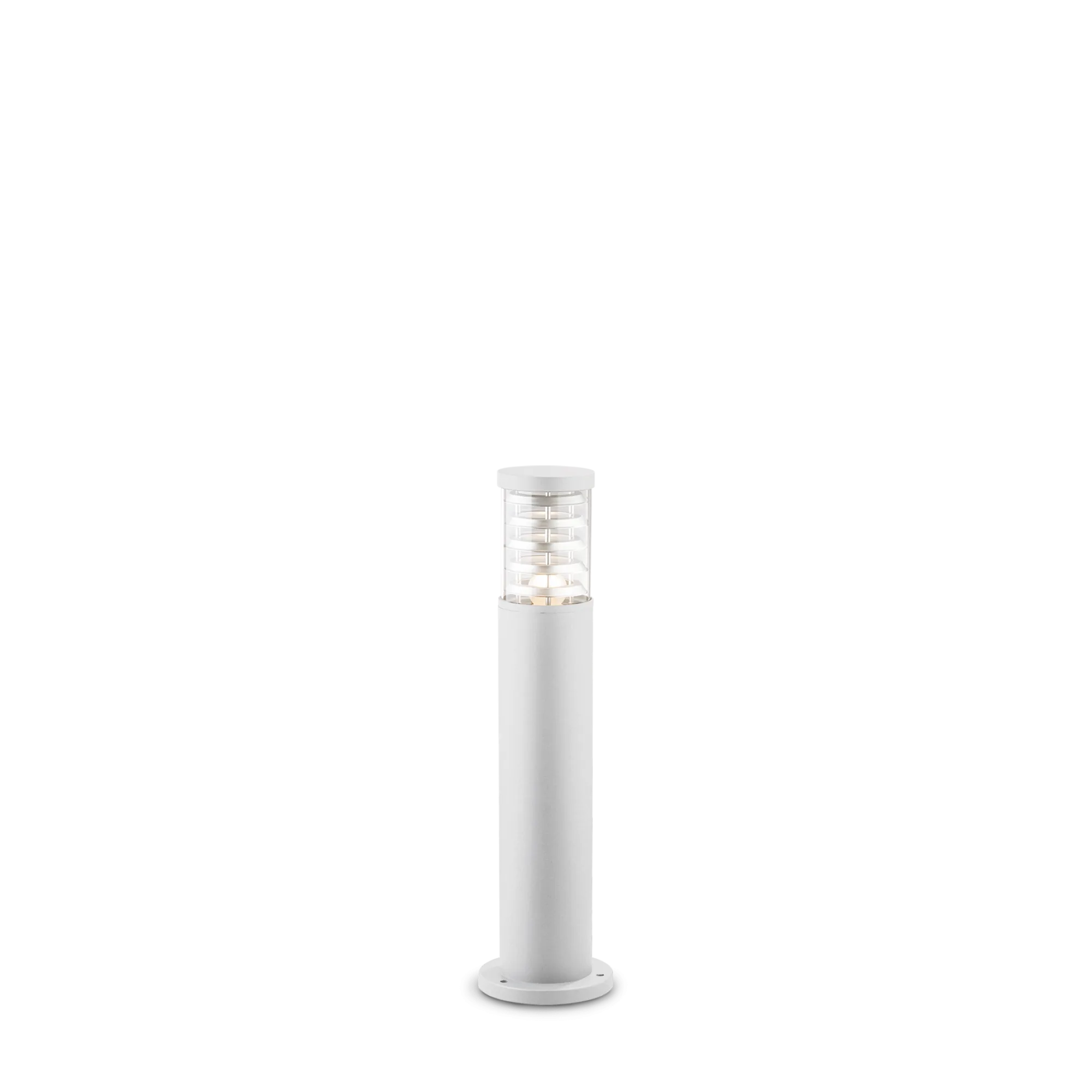 Lampada da terra da esterno Flogi 60 cm, colore bianco - Lumiavera