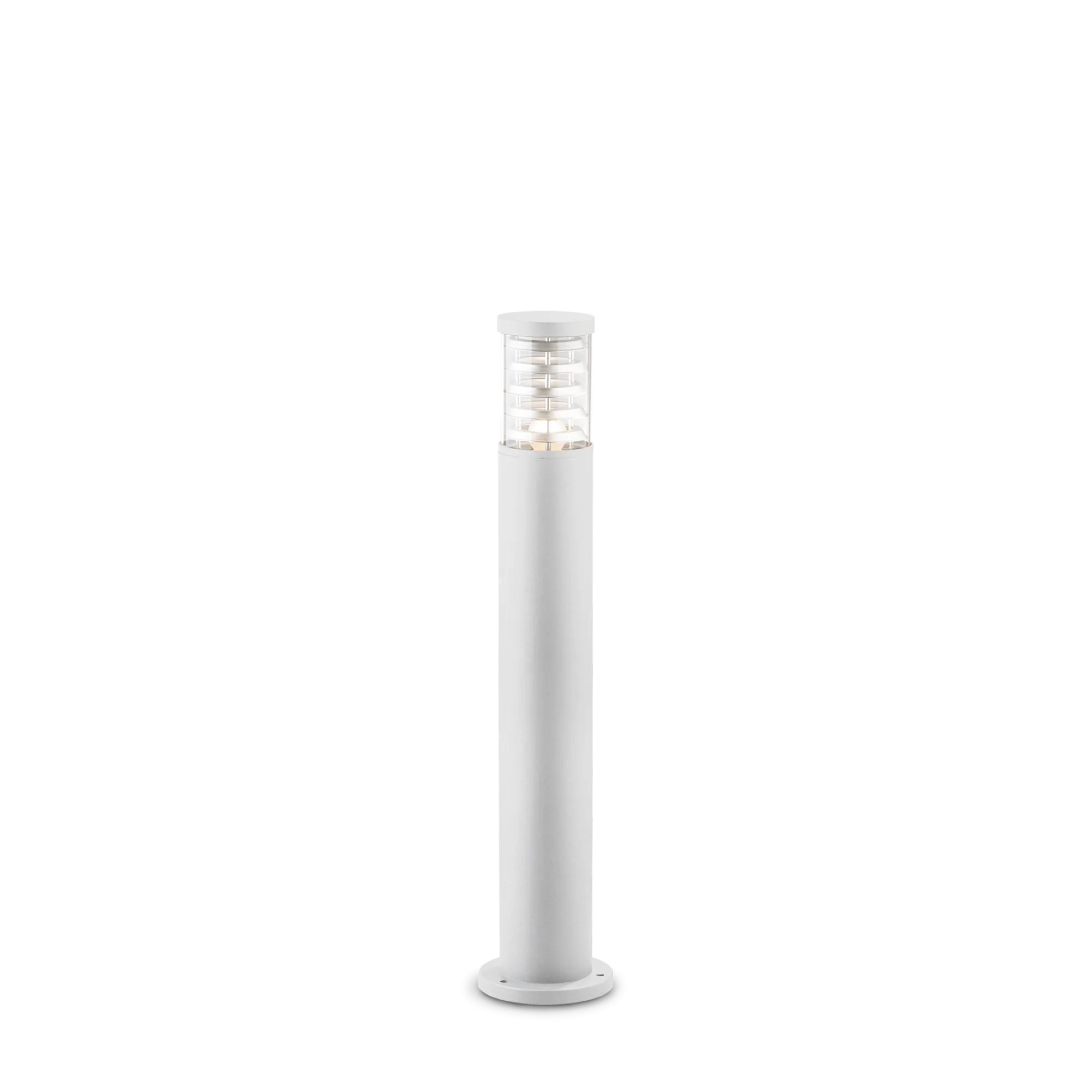 Lampada da terra da esterno Flogi 80 cm, colore bianco - Lumiavera