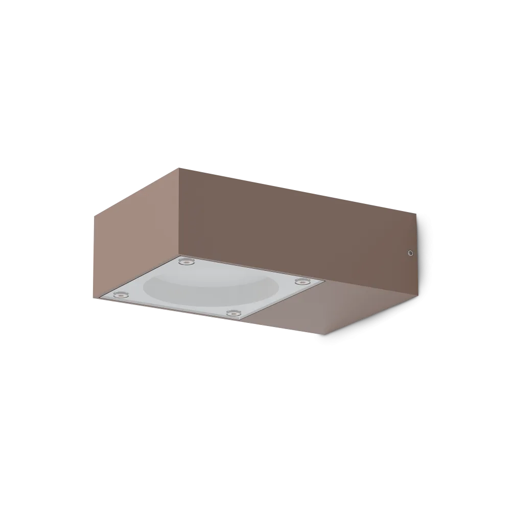 Lampada da esterno Licheva colore corten - Lumiavera