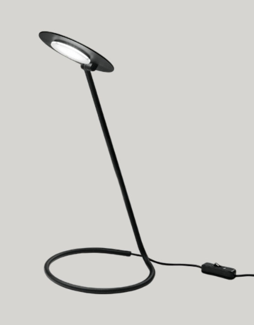 Lampada da tavolo Nessa colore nero - Lumiavera