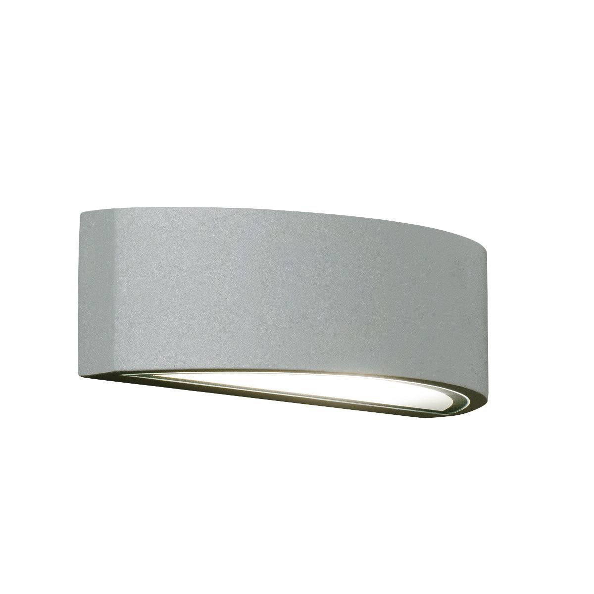 Lampada da parete da esterno Oqua colore grigio perla - Lumiavera