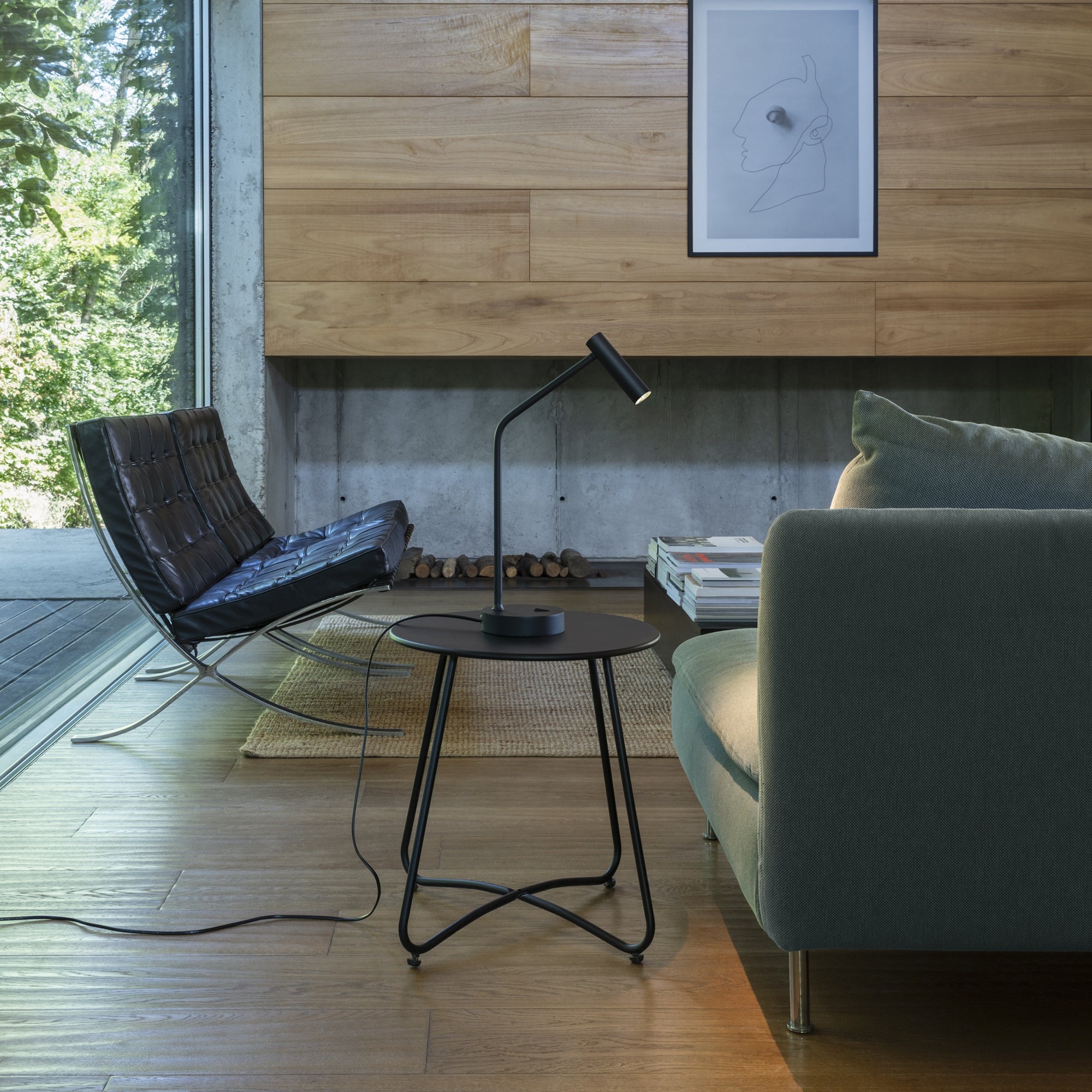 Lampada da tavolo Quantum in ambiente - Lumiavera