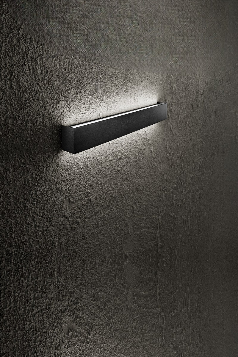 Applique Velia misura 2, colore nero - Lumiavera