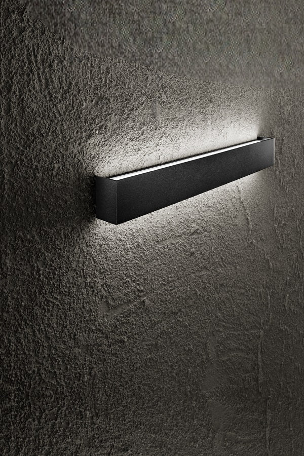 Applique Velia misura 3, colore nero - Lumiavera