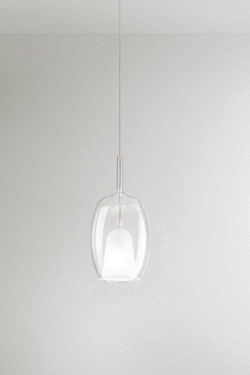 Lampada a sospensione Sabbia colore trasparente, vista 4 - Lumiavera