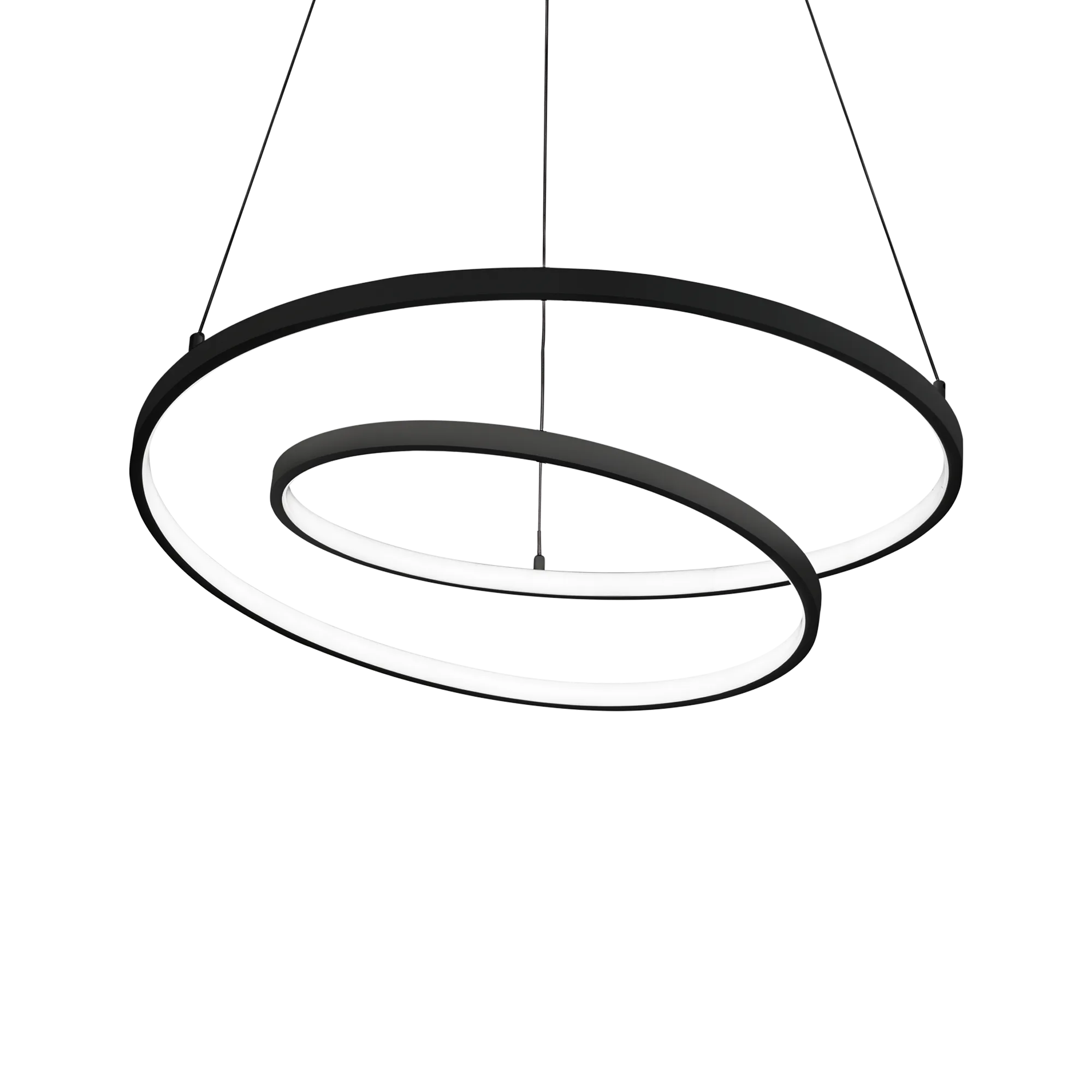 Lampada a sospensione Spirale 80 cm, dettaglio - Lumiavera